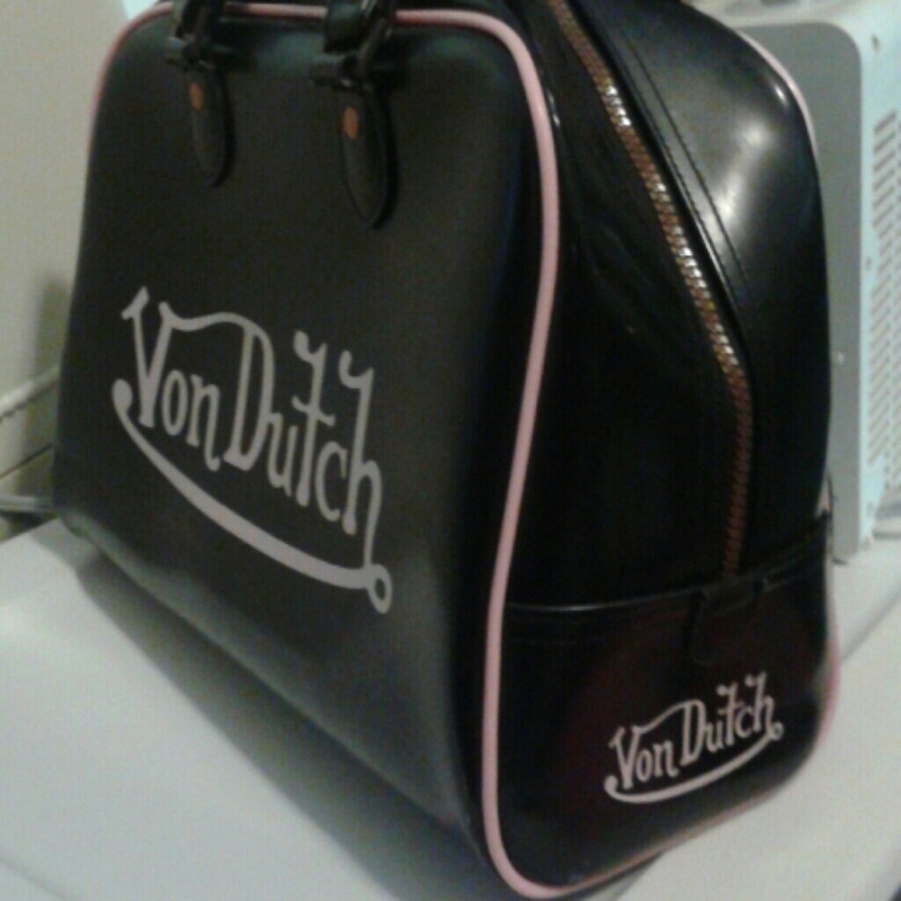 Von Dutch Authentic Tote Bag/Purse Bowler Bag Y2K - Picture 4 of 8